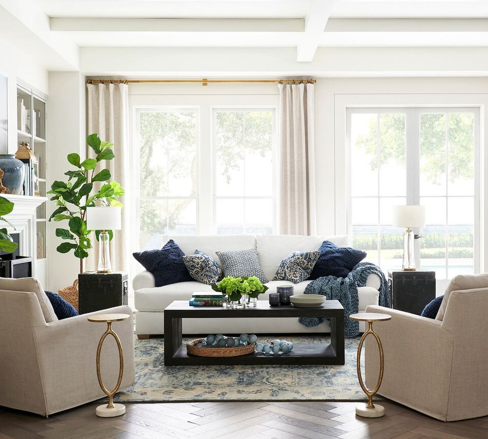 Bodhi 25 cm Round Metal Accent Table Pottery Barn Australia